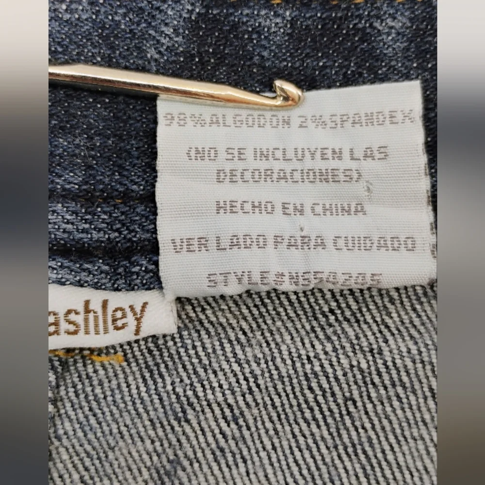 Mary Kate & Ashley Denim Skirt Distressed Girl's Sz 10 Embellishments Sequins